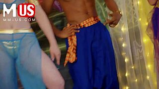 jerkaoke with alyx star and chris blaccwood in group orgy game