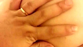 big cock slides into shaved pussy, stockings girl gives good blowjob with chinese dialogue