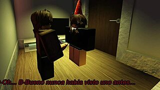 a different birthday with big tits and monster cock, ending in cum on ass.