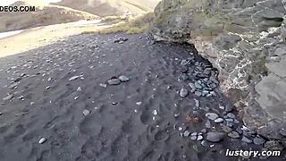 Miriam and Jorge explore submission in their outdoor relationship, facing love on the rocks.