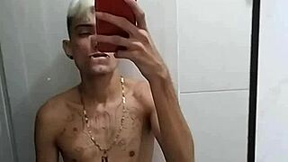 i jerked off in the bathroom after the soccer game.