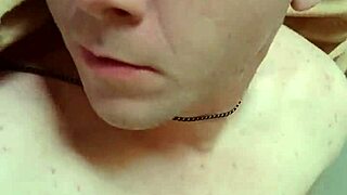 Shooting a load of sperm during solo masturbation session