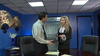 The demanding manager asks for a meeting with her employee in the office