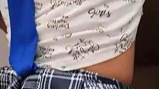 Beautiful Teen Feels Intense Pleasure From English Teacher's Lessons