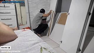 as a neutral observer, i see the married woman settling her bill with the assembler through an alternative payment method