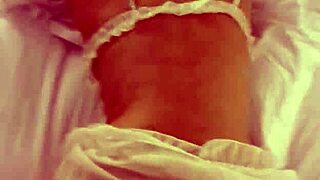 big cock slides into shaved pussy, stockings girl gives good blowjob with chinese dialogue