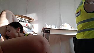 Hot Police Lesbians Lick Pussy and Cum in Mouth!