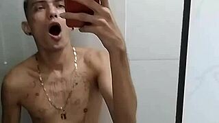 i jerked off in the bathroom after the soccer game.