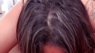 Latina Mother-in-Law Swallows Cum in Homemade Tease