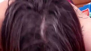 Latina Mother-in-Law Swallows Cum in Homemade Tease