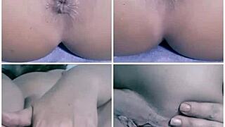 mireladelicia compilation of striptease masturbation squirt and dildo