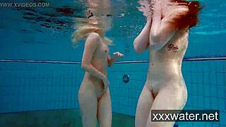 Strip me, Katrin! Underwater