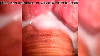 Fucking that juicy pussy full of cum up close 😏