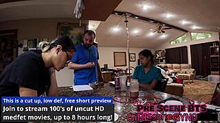 guilty aria nicole humiliates channy crossfire in femdom backstage