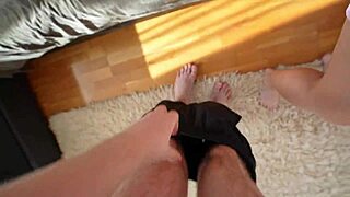 Step Sister Removes Condom For Creampie