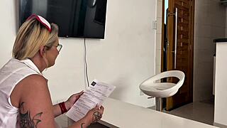 Busty Doctor Tiffany Helps John Collect Sperm After Penis Surgery?