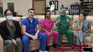 guilty aria nicole humiliates channy crossfire in femdom backstage