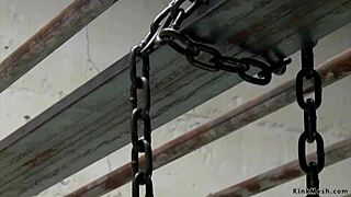 Police officer interacts with inmates in a correctional facility setting