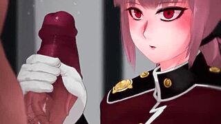 Big Tits Handjob On Black Cock Until Cum