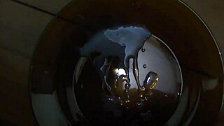 The group banging escalated into a wild blowbang and bukkake session