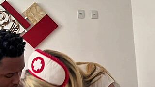 Busty Doctor Tiffany Helps John Collect Sperm After Penis Surgery?