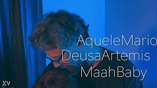 in this scene, she asks to call him daddy as she gets her toes licked