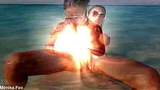 Monika Fox Swims, Masturbates, and Squirts!
