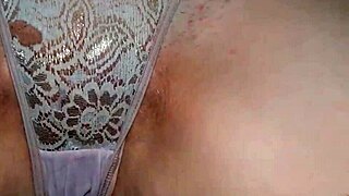 Come Take Off My Wet Shaved Panties For Muff Diving And Creampie