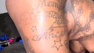 Who slurps that sloppy ebony ass best in this monster cock compilation?