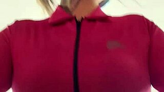 I Train At The Gym, Sweating From My Wet Pussy Onto My Natural Tits