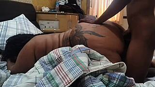 Latina bbw creampied in ass after orgasm