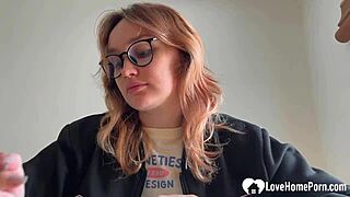 Redhead cutie slut bound tight by hard rope