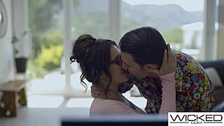 Hot Nerdy Big Tittied GF Fucked Hard in All Positions!