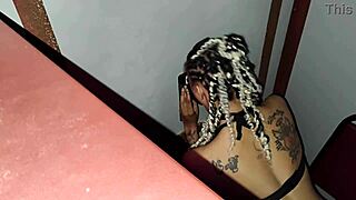 Petite latina with piercing experiences first glory hole sucking and pussy fucking