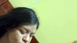 Pregnant Whore Gets Cum On Back And Pussy