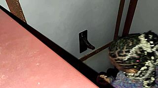 Petite latina with piercing experiences first glory hole sucking and pussy fucking