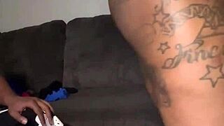 Who slurps that sloppy ebony ass best in this monster cock compilation?