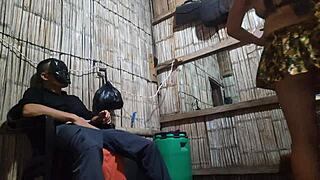 Mature Military Woman Encounters Venezuelan Operation Leader in Homemade Sex Tape. Brunette Ebony Amateur with Big Ass Vagina Fucking.