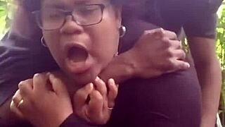 Fucking Young Thick Big Booty Ebony Slut Doggystyle In Public