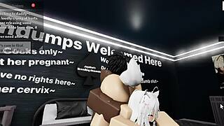 Roblox Cat Girl Bent Over For Big Black Cock In Doggystyle