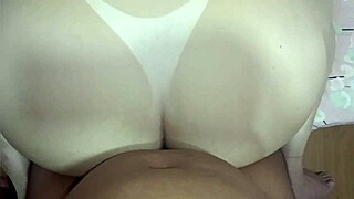 Descriptive assfucking with big black cock on big tits amateur until orgasm