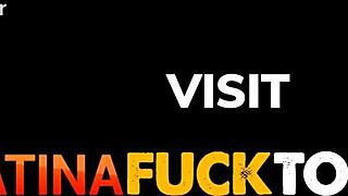 Hot amateur Latina rides big European tourist