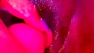 Ebony beauty cums hard from masturbation!