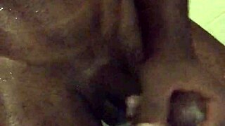 amateur enjoys relaxing shower strokes in usa homemade setting