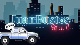 Colombian melanie caceres uses juanbustos roads fuckmachine all over the city - squirt