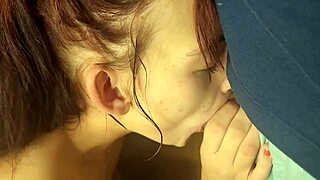 18 Year Old Stepsucking Daddy's Cock with Dildo Fuck