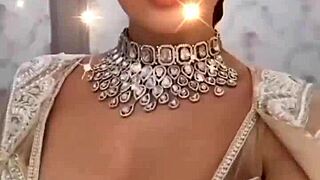 Hot Indian Actress Shows Boobs and Nipples in Scene