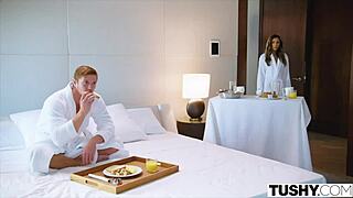 Latina Gianna Bent Over for Cunilingus, Gaping, and Anal Fantasies!