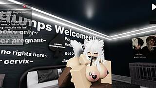 Roblox Cat Girl Bent Over For Big Black Cock In Doggystyle