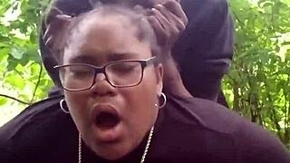 Fucking Young Thick Big Booty Ebony Slut Doggystyle In Public